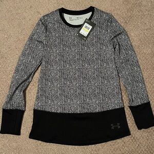Under Armour Girls Slim Sweatshirt Dress Cheetah-like print - NWT - medium